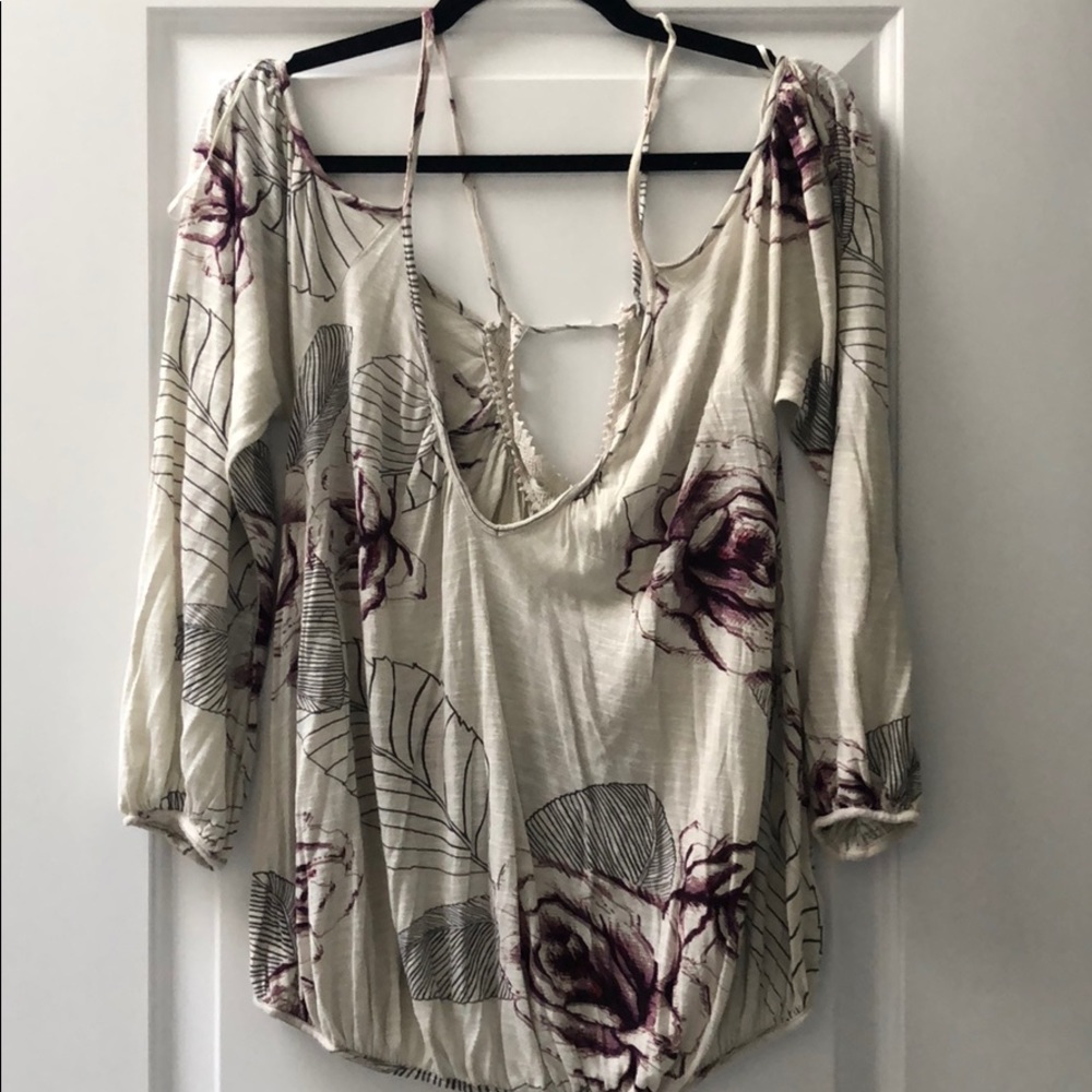 Free people cold shoulder top